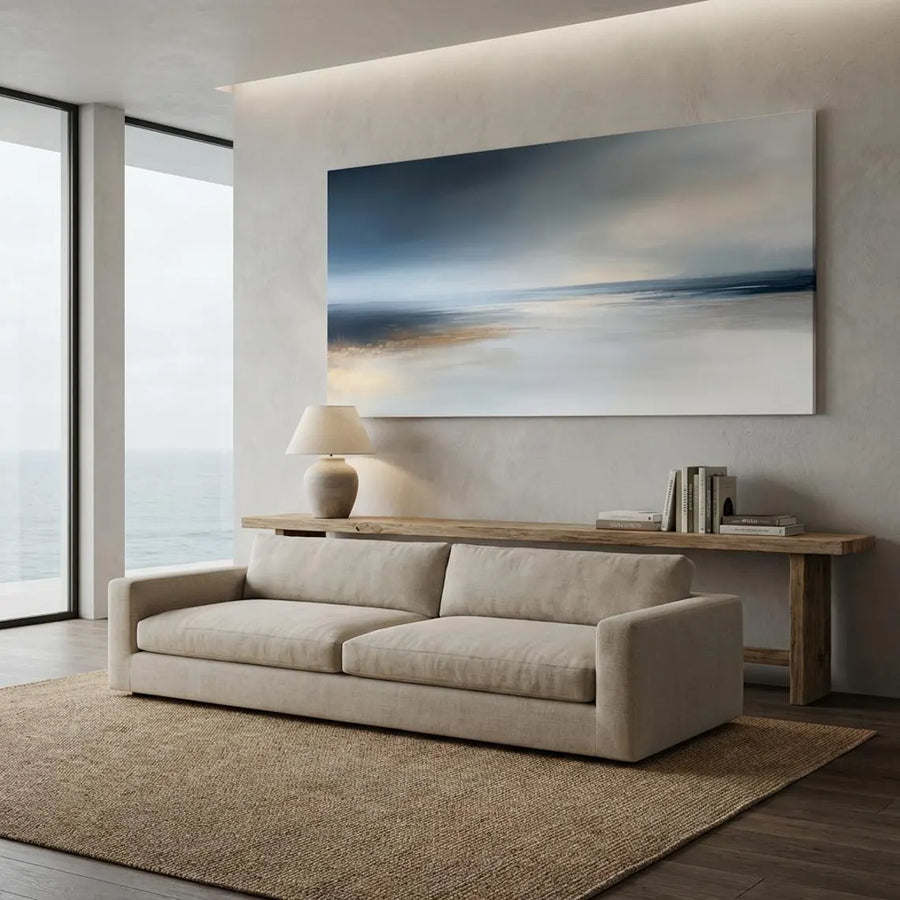 Wall Art Above Sofa: The Two-Thirds Sizing Rule