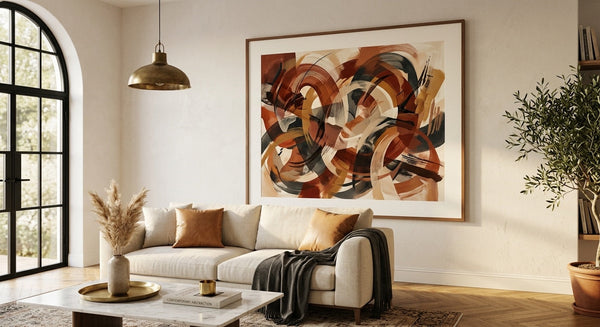 Earthy Abstract Wall Art Prints: Transform Any Room