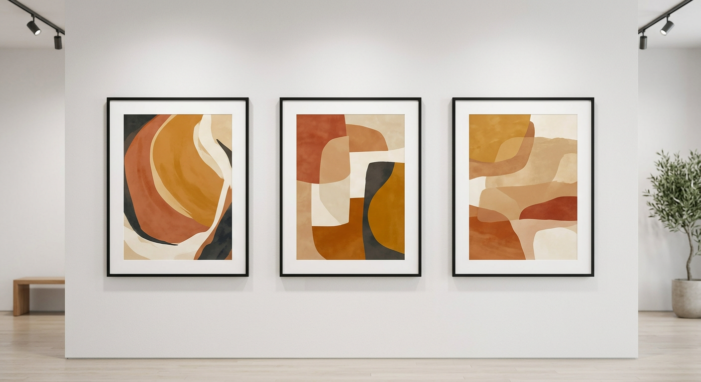 How to Choose Abstract Wall Art Prints by Color: A Room-by-Room Guide for 2026