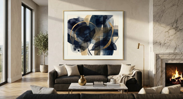 How to Choose Large Abstract Wall Art for Your Living Room